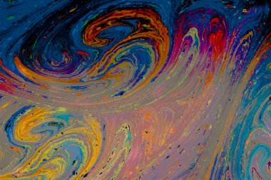 Soyut grunge sanat arkaplan dokusu renkli boya çıkıntıları ile