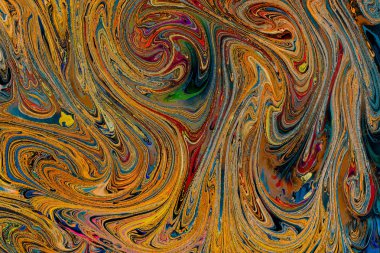 Soyut grunge sanat arkaplan dokusu renkli boya çıkıntıları ile