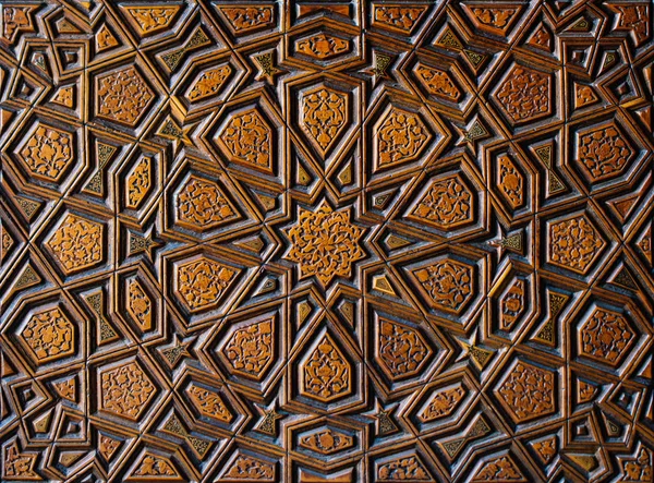 Ottoman Turkish  art with geometric patterns — Stock Photo, Image