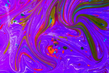 Soyut grunge sanat arkaplan dokusu renkli boya çıkıntıları ile