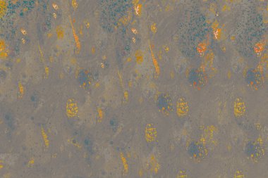 Soyut grunge sanat arkaplan dokusu renkli boya çıkıntıları ile