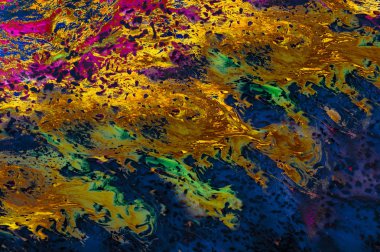 Soyut grunge sanat arkaplan dokusu renkli boya çıkıntıları ile