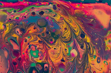 Soyut grunge sanat arkaplan dokusu renkli boya çıkıntıları ile