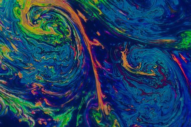 Soyut grunge sanat arkaplan dokusu renkli boya çıkıntıları ile