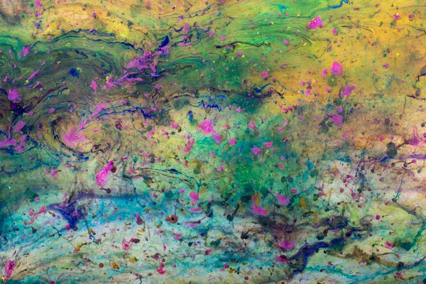 Textura de fundo arte grunge abstrato com lascas de tinta colorida — Fotografia de Stock