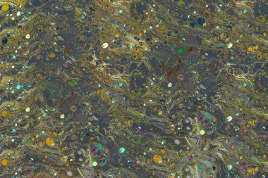 Soyut grunge sanat arkaplan dokusu renkli boya çıkıntıları ile