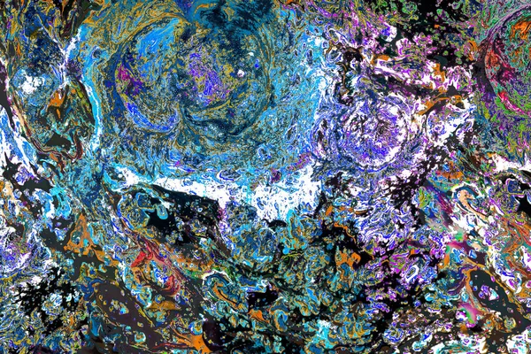 Soyut grunge sanat arkaplan dokusu renkli boya çıkıntıları ile