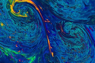 Soyut grunge sanat arkaplan dokusu renkli boya çıkıntıları ile