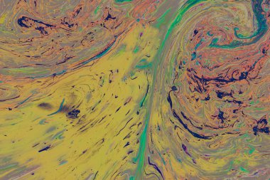 Soyut grunge sanat arkaplan dokusu renkli boya çıkıntıları ile