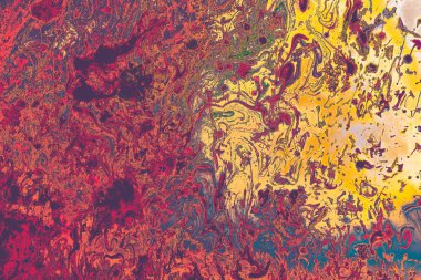 Soyut grunge sanat arkaplan dokusu renkli boya çıkıntıları ile