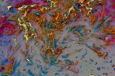 Soyut grunge sanat arkaplan dokusu renkli boya çıkıntıları ile