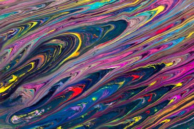 Soyut grunge sanat arkaplan dokusu renkli boya çıkıntıları ile