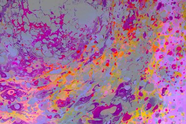 Soyut grunge sanat arkaplan dokusu renkli boya çıkıntıları ile