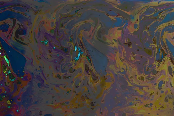 Abstrakte Grunge Art Hintergrundtextur mit bunten Farbklecksen — Stockfoto