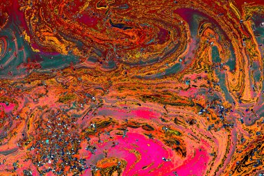 Soyut grunge sanat arkaplan dokusu renkli boya çıkıntıları ile