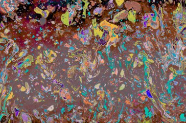 Soyut grunge sanat arkaplan dokusu renkli boya çıkıntıları ile