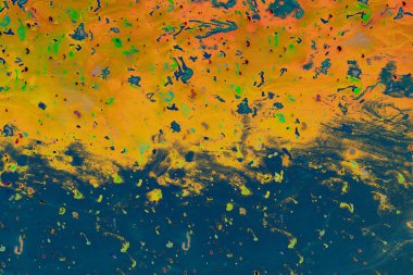 Soyut grunge sanat arkaplan dokusu renkli boya çıkıntıları ile