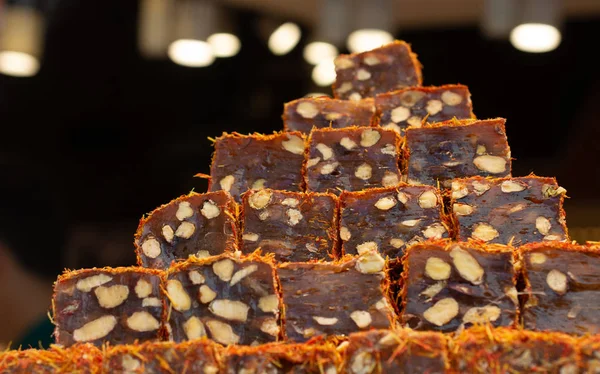 Traditional turkish delight  lokum candy