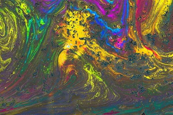 Textura de fundo arte grunge abstrato com lascas de tinta colorida — Fotografia de Stock