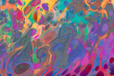 Soyut grunge sanat arkaplan dokusu renkli boya çıkıntıları ile