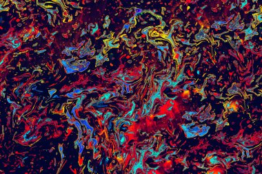 Soyut grunge sanat arkaplan dokusu renkli boya çıkıntıları ile