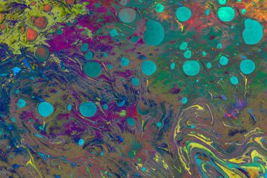 Soyut grunge sanat arkaplan dokusu renkli boya çıkıntıları ile