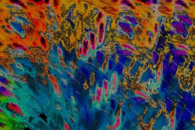 Soyut grunge sanat arkaplan dokusu renkli boya çıkıntıları ile