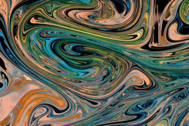 Soyut grunge sanat arkaplan dokusu renkli boya çıkıntıları ile