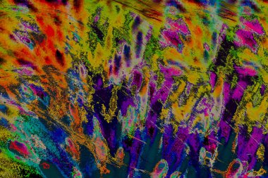 Soyut grunge sanat arkaplan dokusu renkli boya çıkıntıları ile