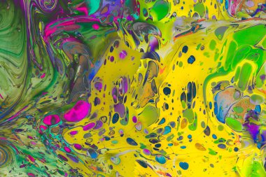 Soyut grunge sanat arkaplan dokusu renkli boya çıkıntıları ile