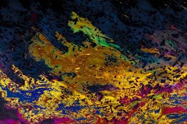 Soyut grunge sanat arkaplan dokusu renkli boya çıkıntıları ile