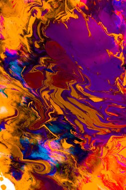 Soyut grunge sanat arkaplan dokusu renkli boya çıkıntıları ile