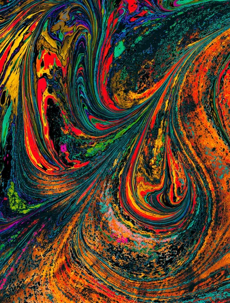 Abstraktní grunge výtvarné pozadí textury s barevnými odlaky — Stock fotografie
