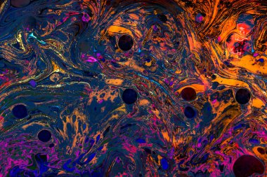 Soyut grunge sanat arkaplan dokusu renkli boya çıkıntıları ile