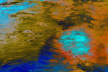 Soyut grunge sanat arkaplan dokusu renkli boya çıkıntıları ile