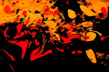 Soyut grunge sanat arkaplan dokusu renkli boya çıkıntıları ile