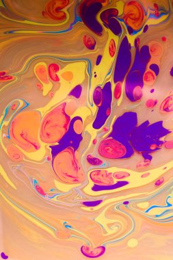 Soyut grunge sanat arkaplan dokusu renkli boya çıkıntıları ile