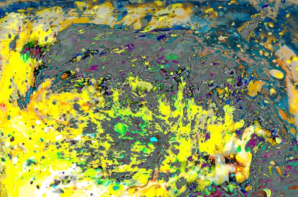 Textura de fondo de arte grunge abstracto con salpicaduras de pintura de colores —  Fotos de Stock