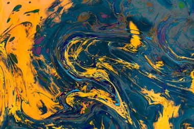 Soyut grunge sanat arkaplan dokusu renkli boya çıkıntıları ile