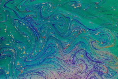 Soyut grunge sanat arkaplan dokusu renkli boya çıkıntıları ile