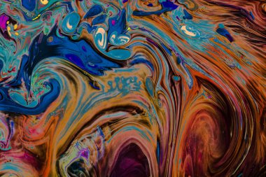 Soyut grunge sanat arkaplan dokusu renkli boya çıkıntıları ile