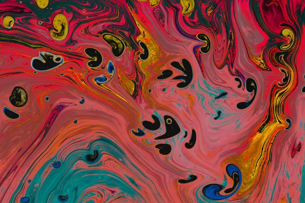 Texture abstraite de fond d'art grunge avec splas de peinture colorées — Photo