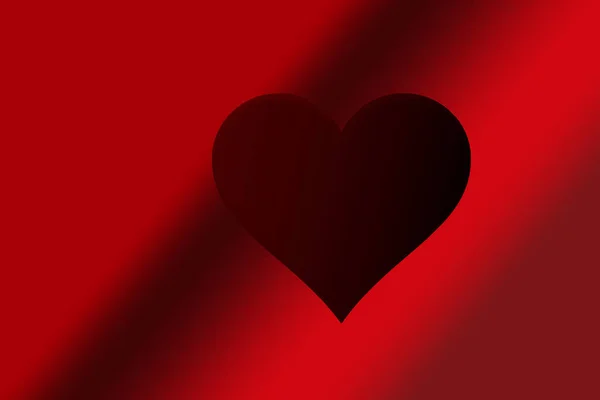 Valentine\'s Day Background with red Heart Shape as Love concept