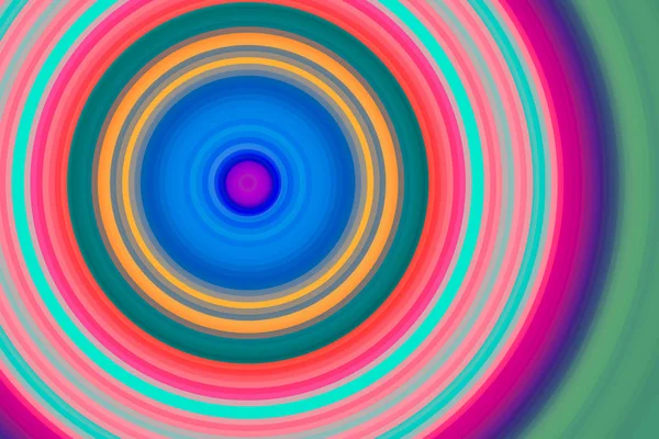 Красочный круглый абстрактный фон с круговыми линиями — стоковое фото