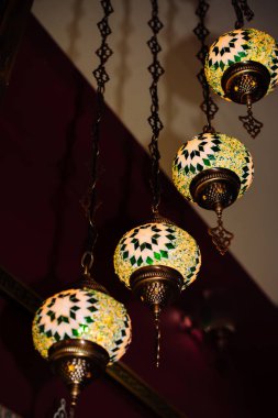 Osmanlı lambalar kapalı çarşı gelen Mozaik 