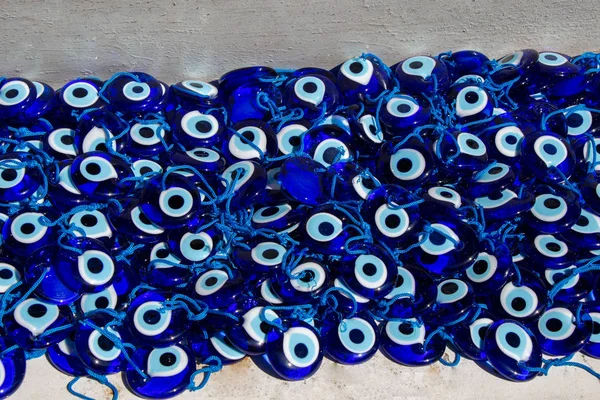 Tradycyjne tureckie koraliki amulet Evil Eye — Zdjęcie stockowe