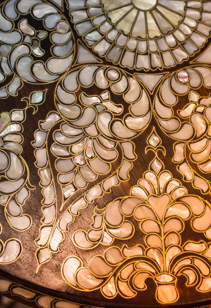 Example of Mother of Pearl inlays art — Stock Photo, Image