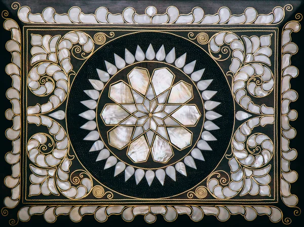 Example of Mother of Pearl inlays — Stock Photo, Image