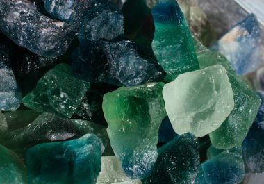 Fluorit kablolama kaba Gems ve mineraller