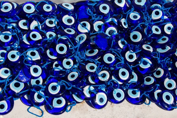 Tradycyjne tureckie koraliki amulet Evil Eye — Zdjęcie stockowe